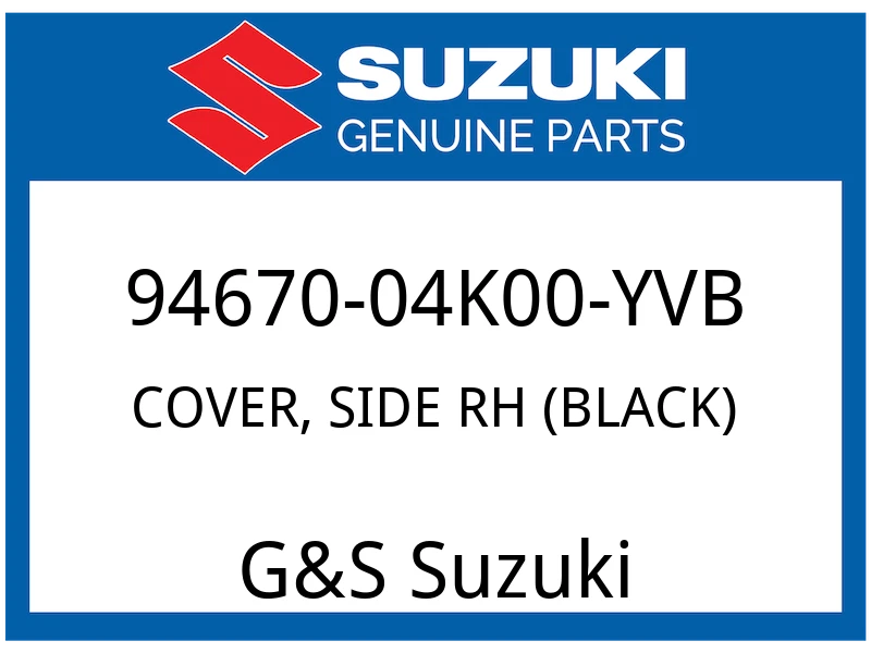 COVER, SIDE RH (BLACK) | FOR AV4