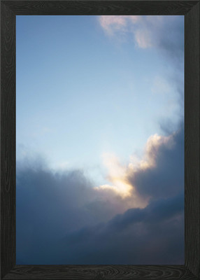 Letztes Licht gerahmtes Wandbild Poster Leinwanddruck Bild