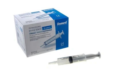 ROMED MEDICAL Romed Blasenspritzen, 3-teilig, steril, Einmalspritzen (50/60 ml, 25 Stück)