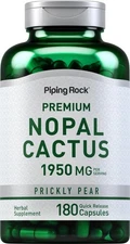 Piping Rock Nopal Cactus Capsules 1950mg | 180 Count | Prickly Pear... Fast Ship