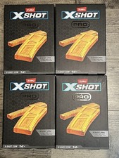 4 boxes Zuru X-Shot X Shot Pro, 1 Half Clip And 1 Full Clip Clips Only NEW