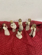 6 WILLOW TREE FIGURINES ANGELS - VINTAGE