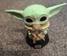 Funko Pop! Figura Vinilo: El Niño con Rana #379 Mandalorian Grogu Star Wars