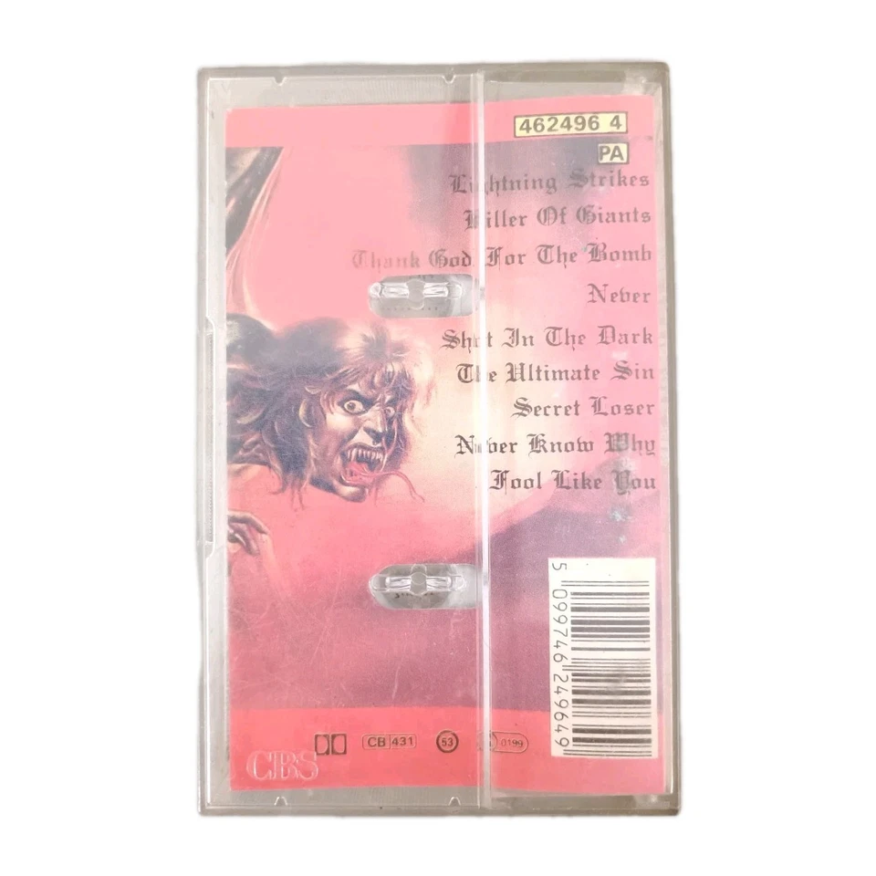 OZZY OSBOURNE Ultimate Sin Cassette Tape (Epic, 1986) GC FREE POSTAGE AUS - Image 2 of 4