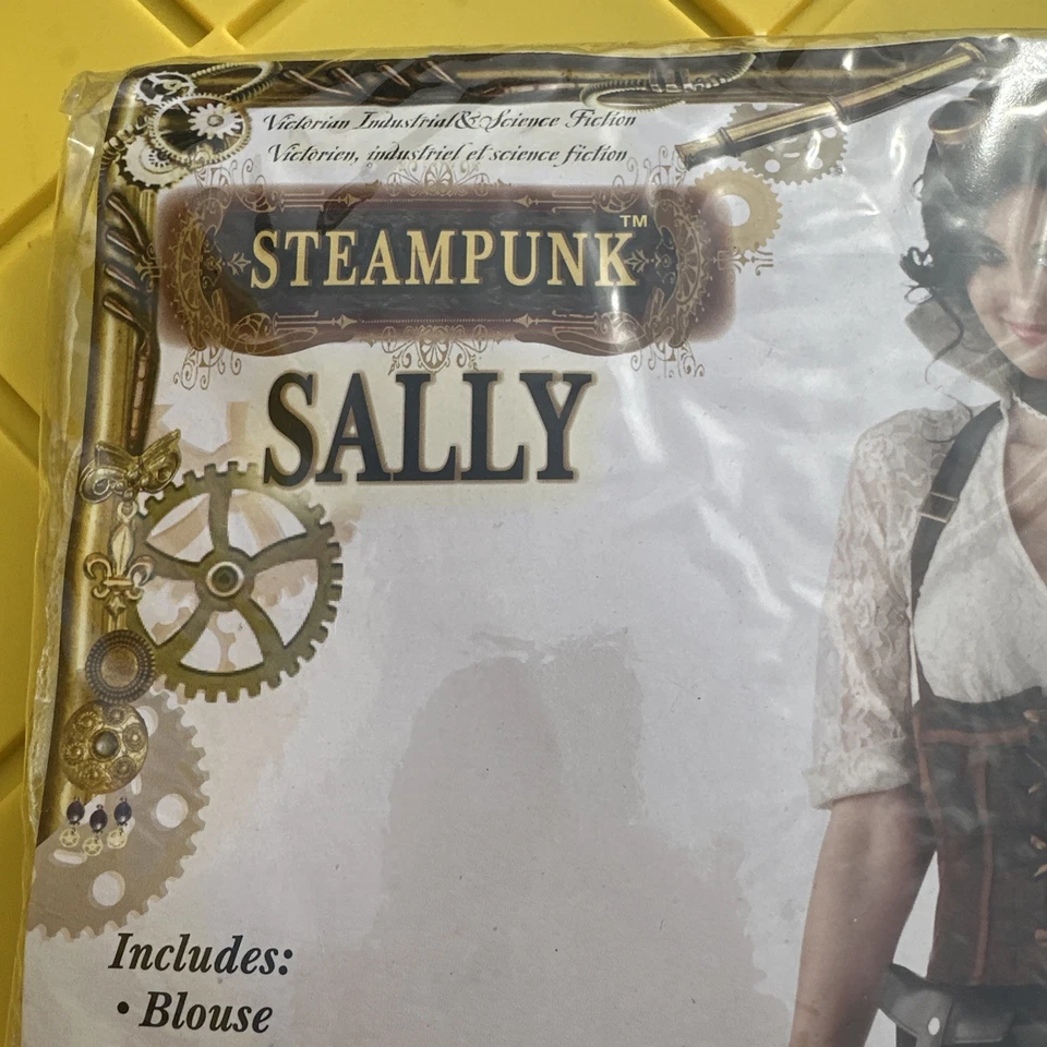 Steampunk Sally Adult Halloween Pirate Festival Costume Fits up to Sz 14-16 - Image 2 of 4