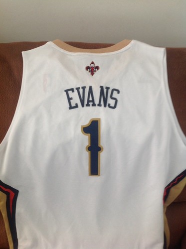 adidas new orleans pelicans tyreke evans #1 nba jersey NWT size XL Lenght2 youth - Picture 10 of 10