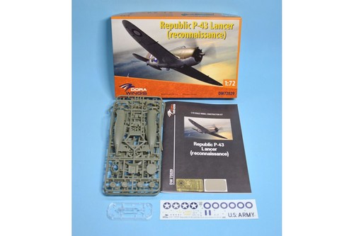 1/72 Dora Wings DW72029 Republic P-43 Lancer (reconnaissance) 1/72 plastic kit - Picture 2 of 2