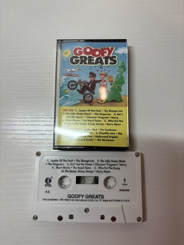 Goofy Greats Cassette  K-Tel Records 30354  VG Condition - Picture 1 of 2
