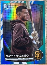 2023 TOPPS BIG LEAGUE MANNY MACHADO RARE BLUE FOIL SSP #265 SAN DIEGO PADRES!