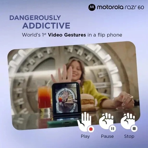 MOTOROLA Razr 60 (PANTONE Spring Bud, 256 GB) (8 GB RAM)-GLOBAL VERSION - Picture 6 of 21