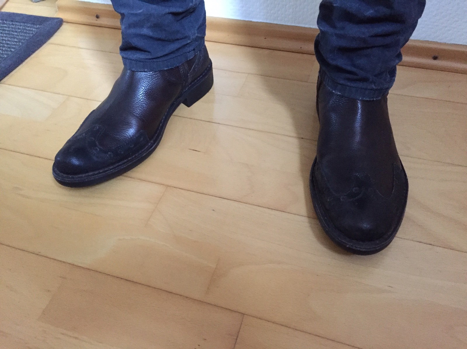 Stiefelette Herren v. BOEMOS it., Gr. 45, Fb: Testa di Moro Stiefelette Herren v. BOEMOS it., Gr. 45, Fb: Testa di Moro
