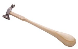Marteau De Formage Métal 1-1/4" - Face Bombée Pour Bijouterie, Chasing, Repoussage - Neuf