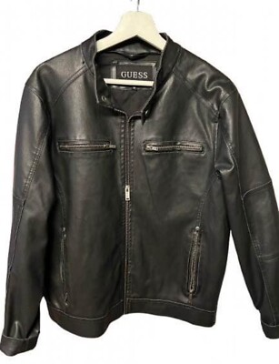 Guess Jacket Men's - Large - Cafe Racer Motorcycle Style