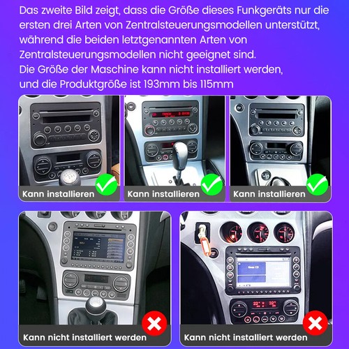 32GB Android 13 Alfa Romeo Spider 159 Sportwagon Brera Autoradio BT CarPlay Navi - Bild 3 von 14