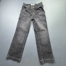 Urban Pipeline Jeans Boys 10 Black Straight Fit Carpenter Denim Pants