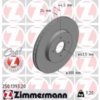 Zimmermann 2X Bremsscheibe Vorne Ø300 InnenbelüFtet FüR Ford Focus DAW DBW