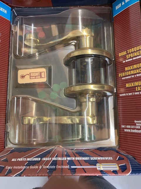 Kwikset Maximum Bed And Bath Door Handle | eBay