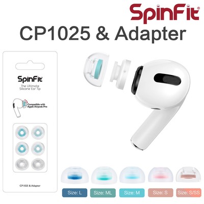 Spinfit CP1025 with Adapters Eartips for Apple Airpods Pro Earphones S M ML  L | eBay