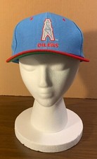 Houston Oilers Vintage Drew Pearson- Logo Snapback Cap Hat - Made in USA - GUC