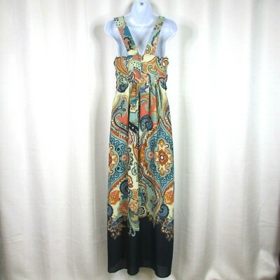 chinese dress ladies Anthropologie Maeve Floral Maxi Dress Patchwork Size M NEW – Finds For You main image 0