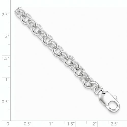 BRAND NEW* 925 Sterling Silver Women's 7.5inch Fancy Link BRAND NEW* 925 Sterling Silver Women's 7.5inch Fancy Link