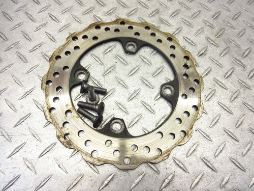 2004 04-05 Kawasaki Ninja ZX10R ZX10 rotor trasero freno de disco trasero recto - Imagen 9 de 11