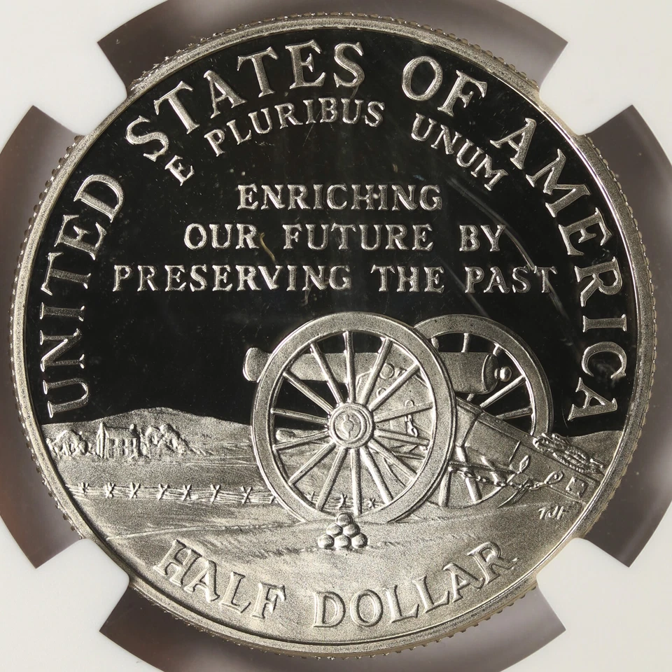 1995-S 50c Civil War Battlefields Commemorative Half Dollar NGC PF69UCAM - Image 4 of 4