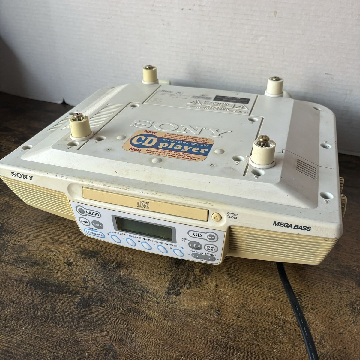 SONYソニー　ICF-9250　ホームラジオ FM/AM 木目調キャビネット SONY - ソニー・レトロラジオ！モデル・ICF-9250！の通販 by