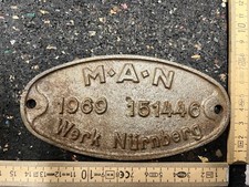 Waggonschild 1969 Nürnberg Portofrei