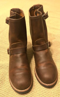 Red Wing 3356 Short Engineer Cooper Rough & Tough Boots Brown Women\'s Size 6.5 B Red Wing 3356 Short Engineer Cooper Rough & Tough Boots  main image 4