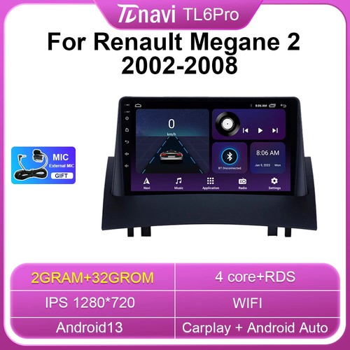 Für Renault Megane 2 2002-2008 Android CarPlay Autoradio GPS Multimedia Player - Bild 26 von 32