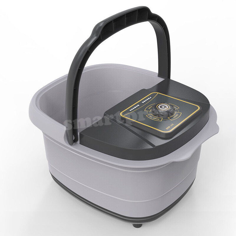 Electric Foot Spa Massager Roller Scrapping TCM Heat Soak Home Bath Tub Massage