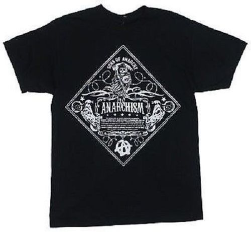 T-shirt moto rock gothique Sons Of Anarchy Soa Anarchism Biker Club S-3Xl - Photo 1/3