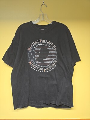 Harley Davidson Men's Vintage Rolling Thunder 14 DC Short Sleeve XL 2001
