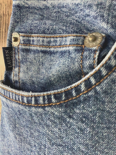 Vintage Ralph Lauren Classic Hi Rise Relaxed Fit Tapered Leg Stretch 2P 25x27 - Picture 6 of 14