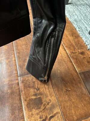 NEW Valentino Roma Women's Size 38/2 Black Lamb Skin Leather