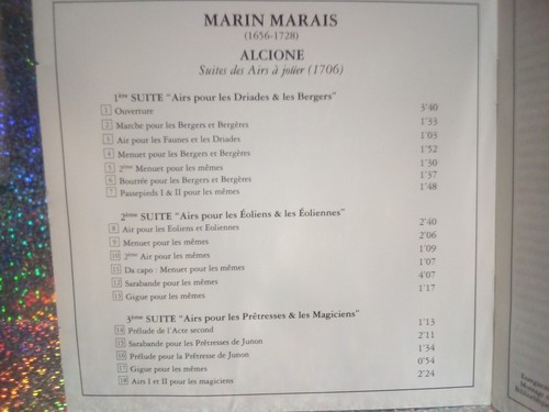 (2-1065) "MARIN MARAIS (1656 - 1728): ALCIONE (1706)" CD / PRE-HEARD / 1994 - Picture 8 of 15