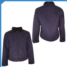 Zara Giubbotto Da Uomo Color Denim Taglia XL In Pile Stile Cappotto Casual Moda