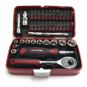 Kraftwerk Coffret De Douilles Avec Cliquet 1 4 38 Pieces Ebay