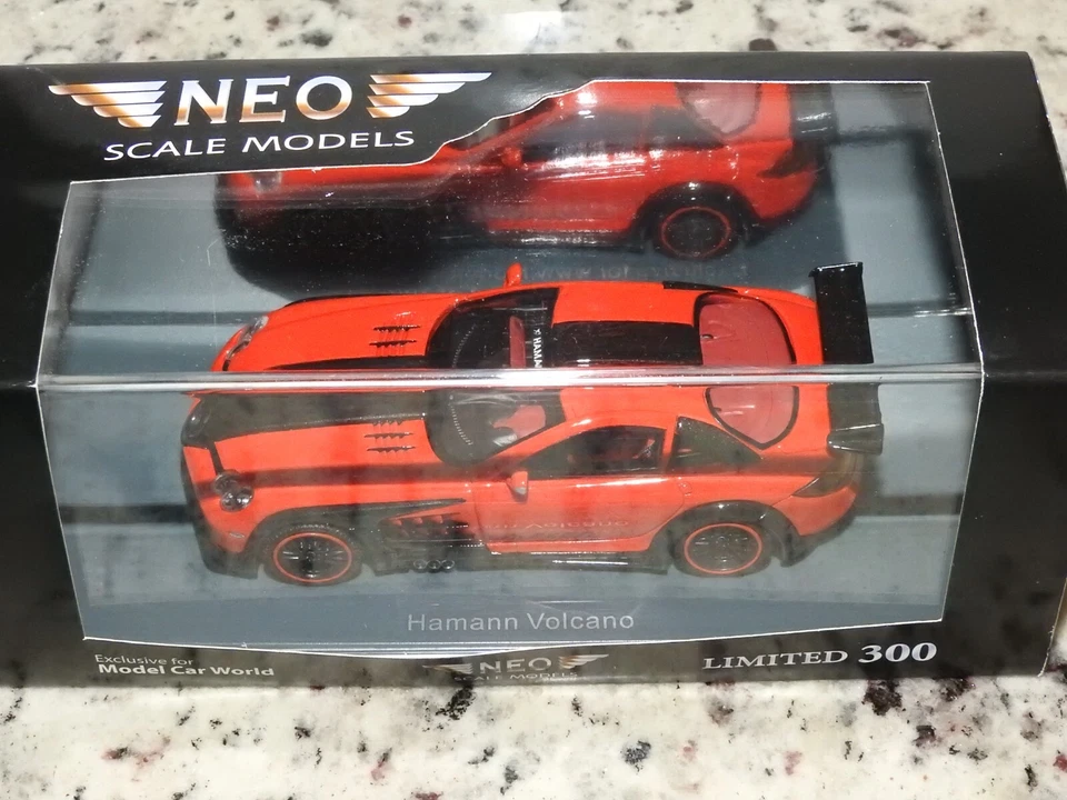 Carro de metal fundido raro modelos em escala NEO Hamann Volcano 1/43 - Imagem 2 de 4
