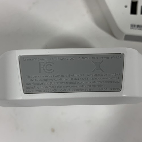Luma Mesh Wi-Fi Wireless Whole Home Wi-Fi Router Surround Extender System 3-pack - Picture 7 of 7