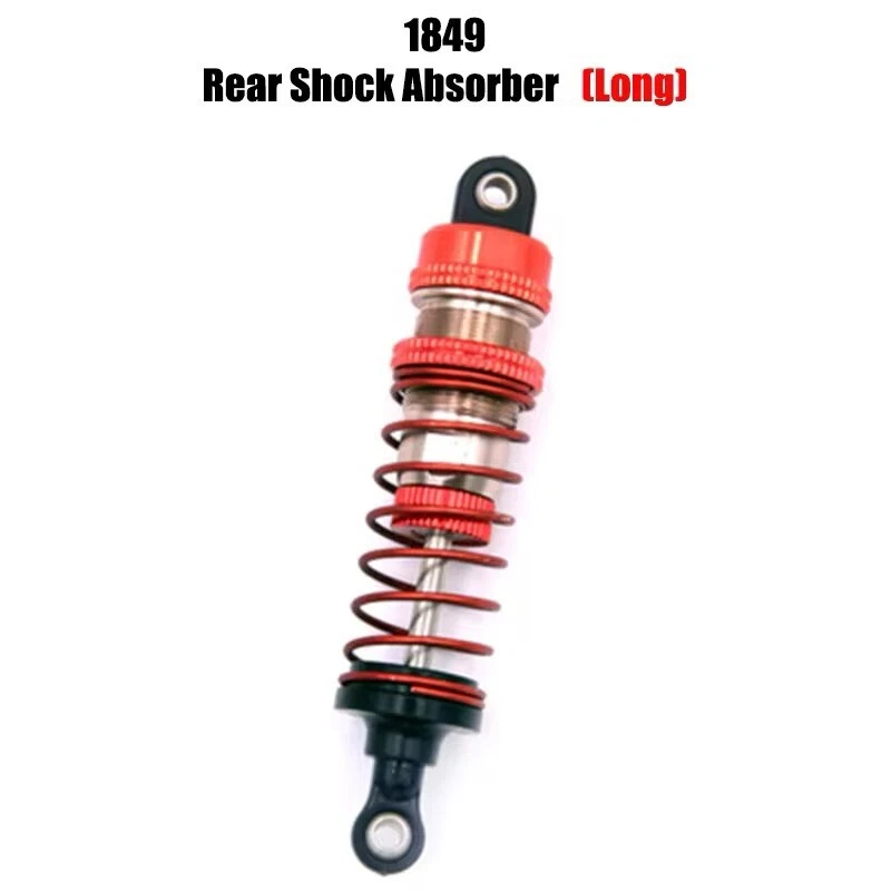 Amortiguador trasero WLtoys OEM 124016 124018-1849 1/14 y 1/12 144010 144011 2x Foto 2 de 4