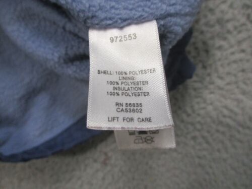 Cabelas Jacket Womens Large Blue Long Sleeve Full Zip Fleece Lined Outdoor Hunt - Picture 6 of 11