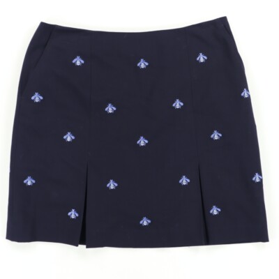 EP Pro Stretch Bumble Bee 18'' Polyester Woven Golf Skort  Navy Blue Women's 8