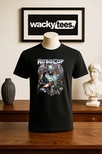 RoboCop OCP Detroit Police Force ED-209 80s Graphic Tee Shirt