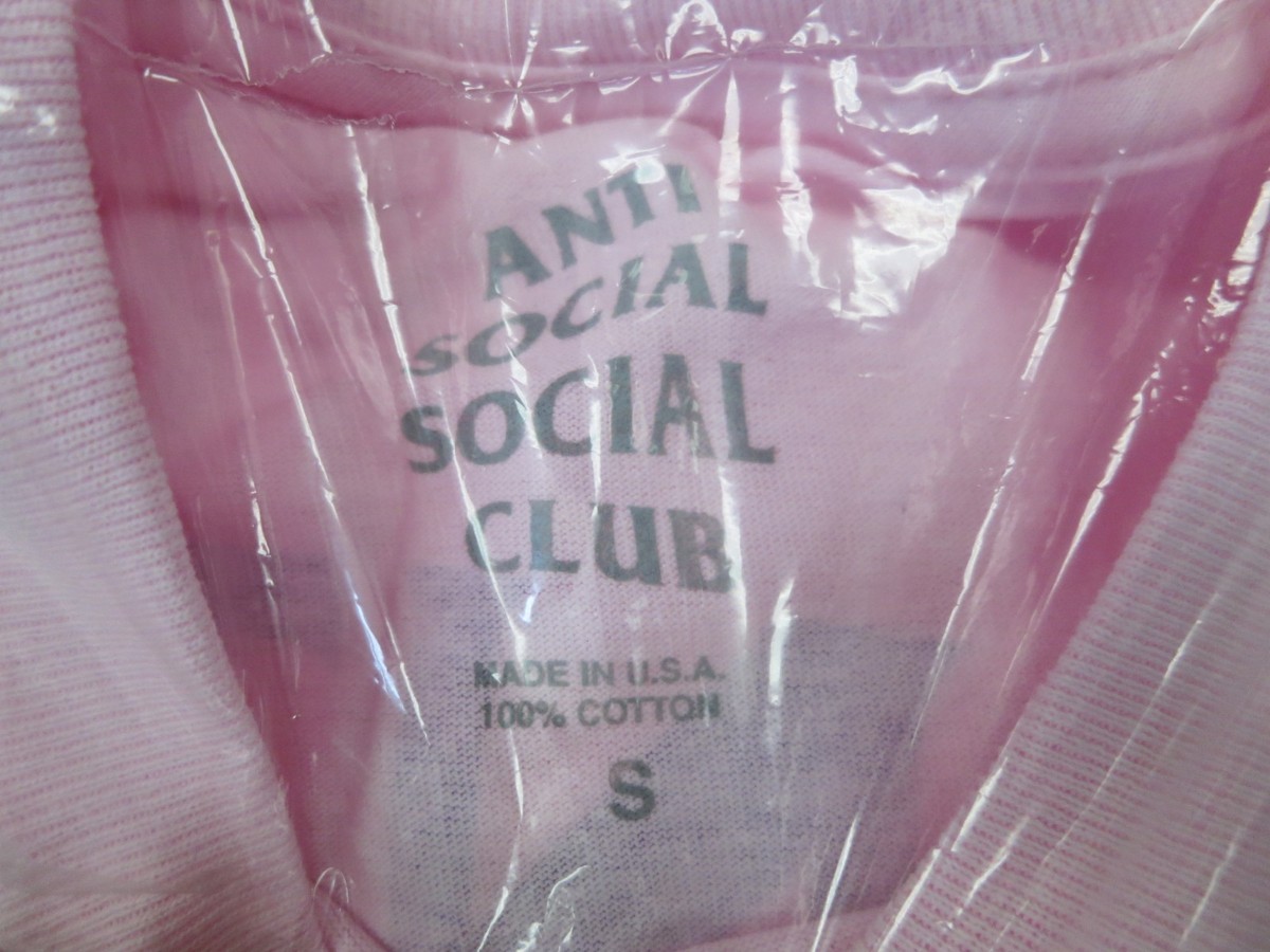 Anti Social Social Club ASSC Shibuya Pink Tee Size Small S F