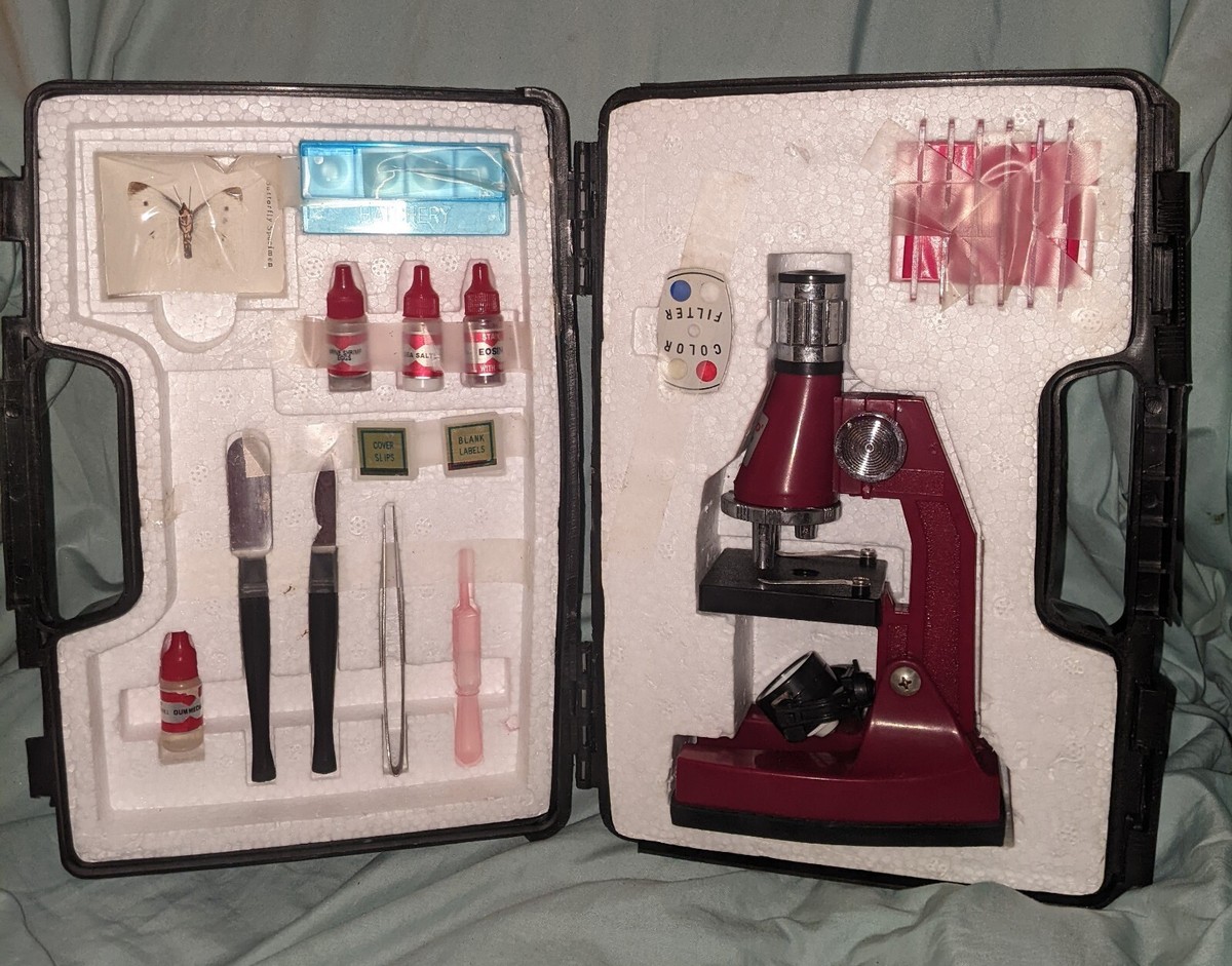 Vintage Tasco 50x-900x Microscope #60900-3 complete MIB | eBay