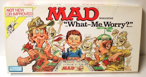 Vintage 1988 Mad Magazine What Me Worry Board Game Complete - Picture 1 of 4