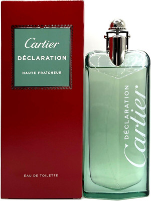 CARTIER DECLARATION HAUTE FRAICHEUR EAU DE TOILETTE SPRAY MEN 3.3 Oz / 100 ml
