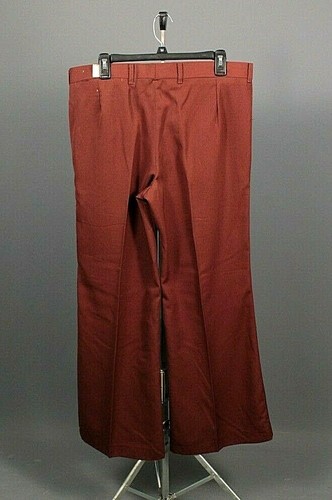Men's 1970s NOS Levis Panatela Slacks 36x30 70s Vtg Brown Pants - Picture 2 of 11
